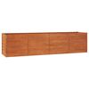 vidaXL H&oslash;ybed rust 320x80x77 cm cortenst&aring;l