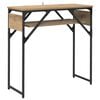 vidaXL Konsollbord Artisan Eik Konstruert tre 75x30x75cm