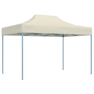 vidaXL Partytelt 280 x 410 x 315 cm Krem Oxford Stoff