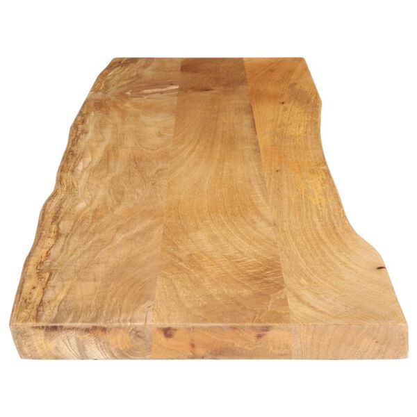 vidaXL Bordplate 180x40x2,5 cm naturlig kant heltre mango