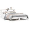 vidaXL Sengeramme uten madrass hvit 150x200 cm heltre furu