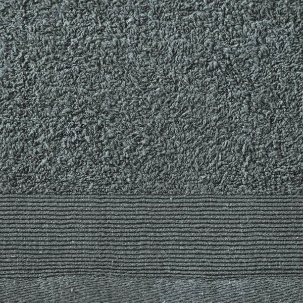 vidaXL Håndklær 5 stk bomull 450 g/m² 50x100 cm grønn