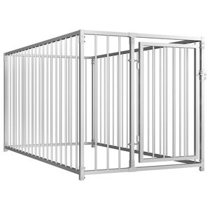 vidaXL Utend&oslash;rs hundeg&aring;rd 100x200x100 cm