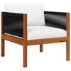 vidaXL Nattbord svart 40x30x30 cm konstruert tre