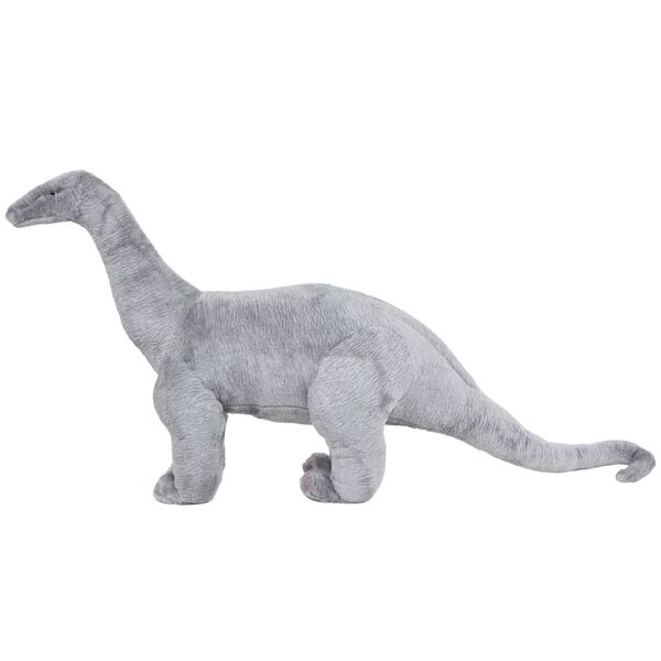 vidaXL St&aring;ende lekedinosaur brachiosaurus gr&aring; XXL