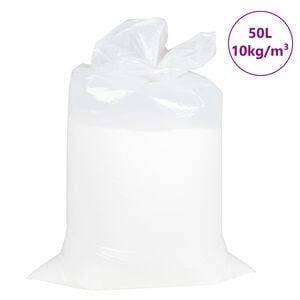 vidaXL Sittepose fylling EPS 50 L hvit 10 kg/m&sup3;