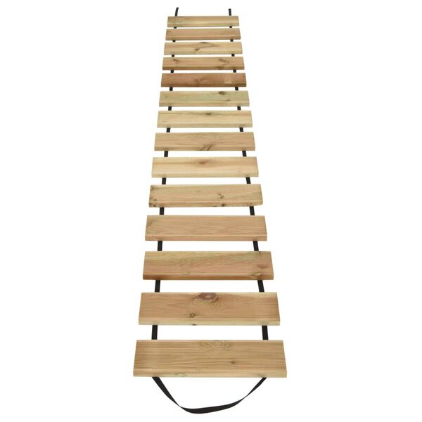 vidaXL Plankerulle 50x300 cm impregnert furu