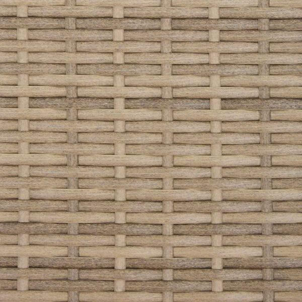 vidaXL Kabinett med d&oslash;r Beige 70 x 50 x 87 cm Polyester og Roly Ratten