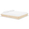 vidaXL Sengeramme heltre 180x200 cm Super King