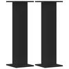 vidaXL Plantestativ 2 stk svart 30x30x95 cm konstruert tre