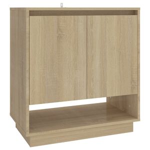 vidaXL Skjenk sonoma eik 70x41x75 cm konstruert tre