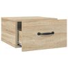 vidaXL Veggmontert nattbord 2 stk sonoma eik 35x35x20 cm