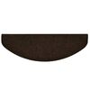 vidaXL Trappematter selvklebende 15 stk 65x21x4 cm brune halvrund store