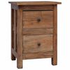 vidaXL Nattbord heltre mahogni 40x30x51 cm