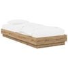 vidaXL Gulvsengramme Artisan eik 80 x 200 cm Konstruert tre