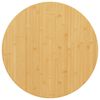 vidaXL Bordplate &Oslash;60x4 cm bambus