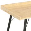 vidaXL Skrivebord eik 90x50x79 cm