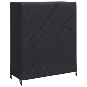 vidaXL Pingpong borddekken 165 x 70 x 185 cm stoff Uregelmessig Svart