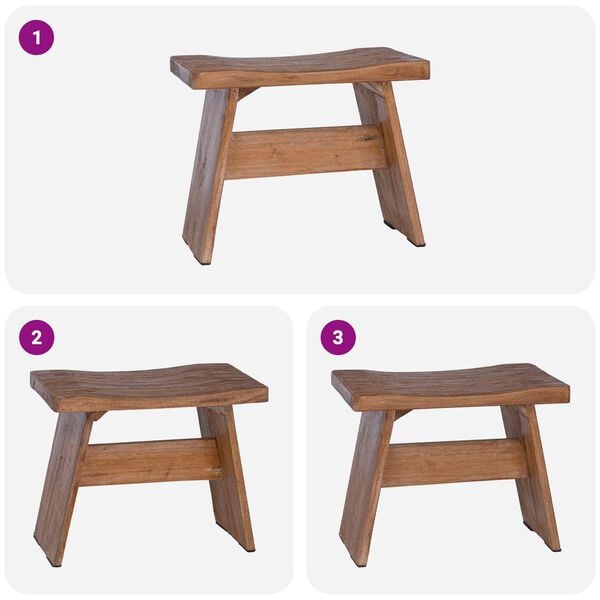 vidaXL H&aring;ndverk Naturlig 40 x 25 x 31 cm Mahogni Tre