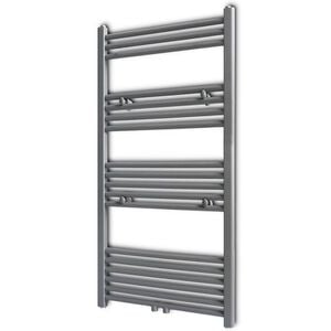 Radiator h&aring;ndklestativ rett gr&aring; 600 x 1160 mm