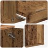 vidaXL Hj&oslash;rneskap gammelt tre 200x40x45 cm konstruert tre