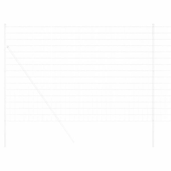 vidaXL Euro gjerde 1,5 x 10 m PVC-belagt jern