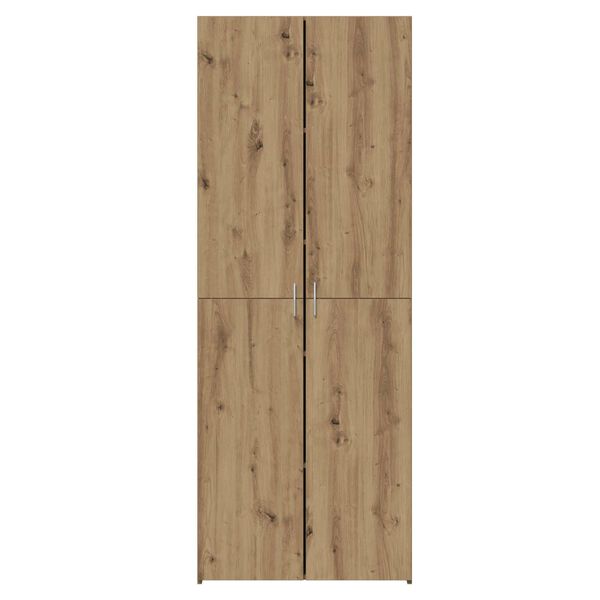 vidaXL Høyskap artisan eik 70 x 42.5 x 185 cm Konstruert tre