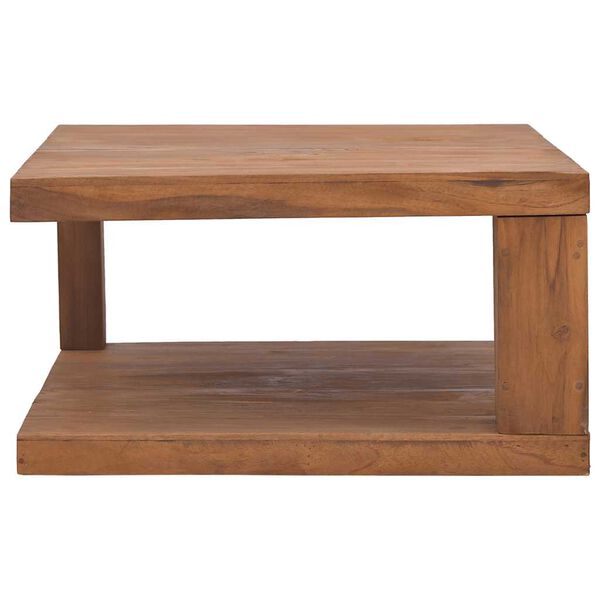 vidaXL Salongbord 65x65x33 cm heltre teak