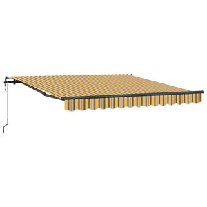 vidaXL Innvendbar Markise Flerfarget 300 x 250 cm Stoff og Aluminium