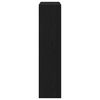 vidaXL Sko Skap med hylle Svart Eik 80 x 21 x 87,5 cm Konstruert tre