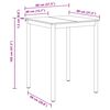 vidaXL Spisebord Konstruert tre