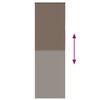 vidaXL Rullegardin lystette 75x230 cm stoff bredde 70,7 cm polyester