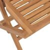 vidaXL Hagespisegruppe 5 deler heltre teak