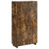 vidaXL H&oslash;yskap R&oslash;kt Eik 79 x 41 x 151 cm Konstruert tre