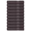 vidaXL Badstuh&aring;ndkl&aelig;r FROGN 10 stk antrasitt 80x200 cm 360 gsm