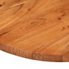 vidaXL Bordplate 110x50x3,8 cm oval heltre akasie