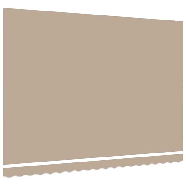 vidaXL Reserveduk til markise Beige 430 x 295 cm Polyester