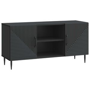vidaXL TV-skap Svart 102 x 34,5 x 50 cm Konstruert tre