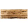 vidaXL Bordplate naturlig kant 110x40x3,8 cm grovt heltre mangotre