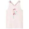 Singlet for barn myk rosa 92