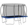 vidaXL Trampolinesett rektangul&aelig;r 335x244x90 cm 150 kg