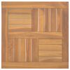 vidaXL Firkantet bordplate 50x50x2,5 cm heltre teak