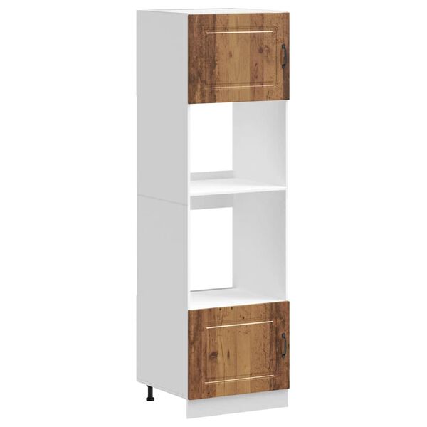 vidaXL Ovnskap 2 stk Kalmar gammelt tre konstruert tre