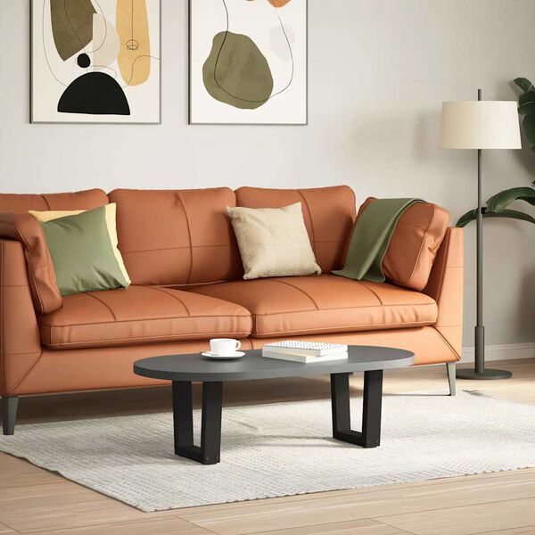 vidaXL Salongbordben V-formet 2 stk svart 40x(30-31,3) cm st&aring;l