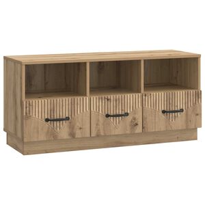 vidaXL TV-skap 102 x 34,5 x 47 cm Artisan eik Konstruert tre