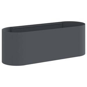 vidaXL Hevet Hagebed Antrasitt 120 x 40 x 40 cm