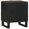 vidaXL Nattbordskap 2 pcs Valn&oslash;tt 40 x 33 x 46 cm Massivt akasietre