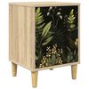 vidaXL Nattbordskap RHENEN Sonoma eik 36 x 33 x 50 cm Konstruert tre