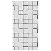 vidaXL Dusjrullgardin 130x240 cm Stoff Bredde 126 cm
