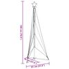 vidaXL LED Juletre 363 LEDs Varm Hvit 182 cm